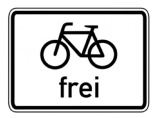 Radverkehr frei
