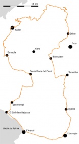 Karte Arenal � Puigmajor 