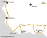 Karte Arenal Einstiegstour