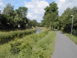 Radweg der Pfinz entlang