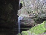 Kleine Wasserf�lle im Riesenlochklamm