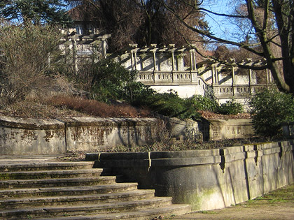 Italienische Treppenanlage, Tullnau