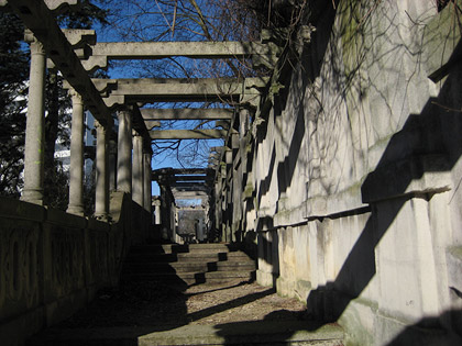 Italienische Treppenanlage, Tullnau