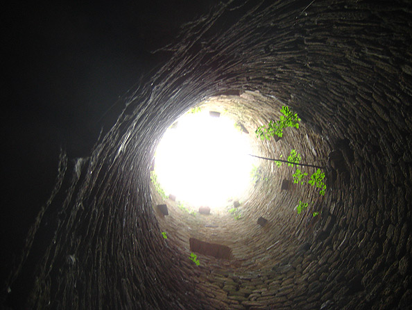 Bergfried der Pflixburg von Innen